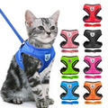 Adjustable Mesh Cat & Dog Harness Vest with Leash – Breathable, Comfy & Secure for Small & Medium Pet